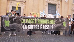 Climate Pride, protesta a Montecitorio