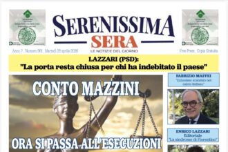 San Marino. La prima pagina de La Serenissima Sera