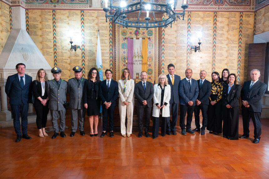 San Marino. Udienza della Reggenza al Consorzio Terra di San Marino in occasione della 21ª Fiera Agricola
