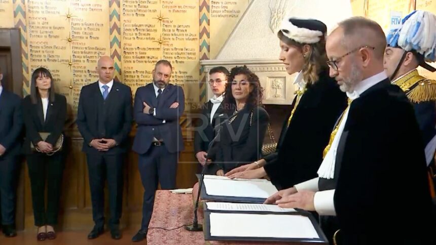 1° aprile: il discorso dei Capitani Reggenti eletti Mina e Selva