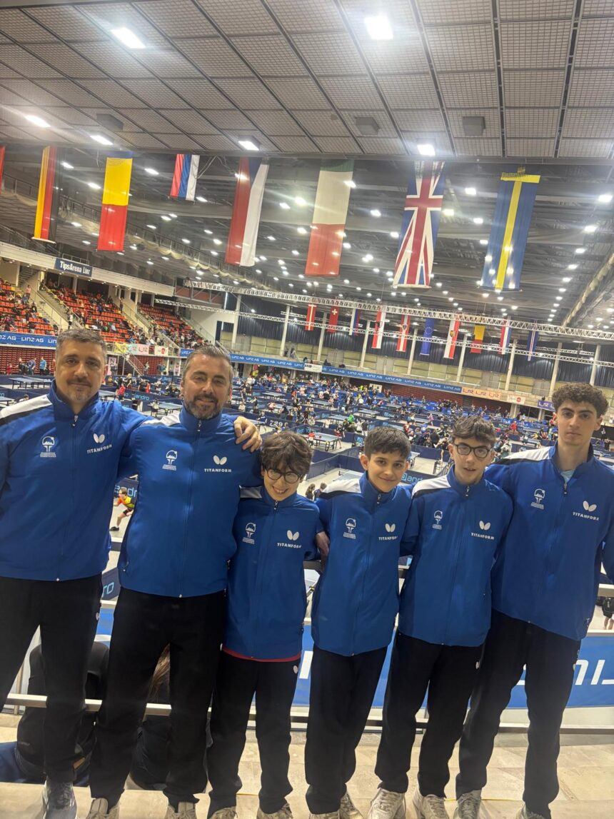 San Marino – Pongisti sammarinesi brillano a Linz: risultati straordinari per le giovani promesse