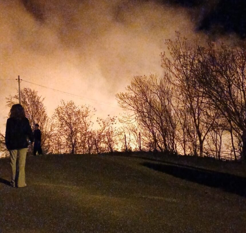 San Marino – Incendio a Faetano aggiornamento e foto
