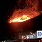 San Marino. Altre foto di ieri sera dell’incendio di Faetano
