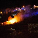 San Marino, incendio nella notte nel bosco a Faetano VIDEO