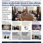 San Marino. La prima pagina de La RepubblicaSM