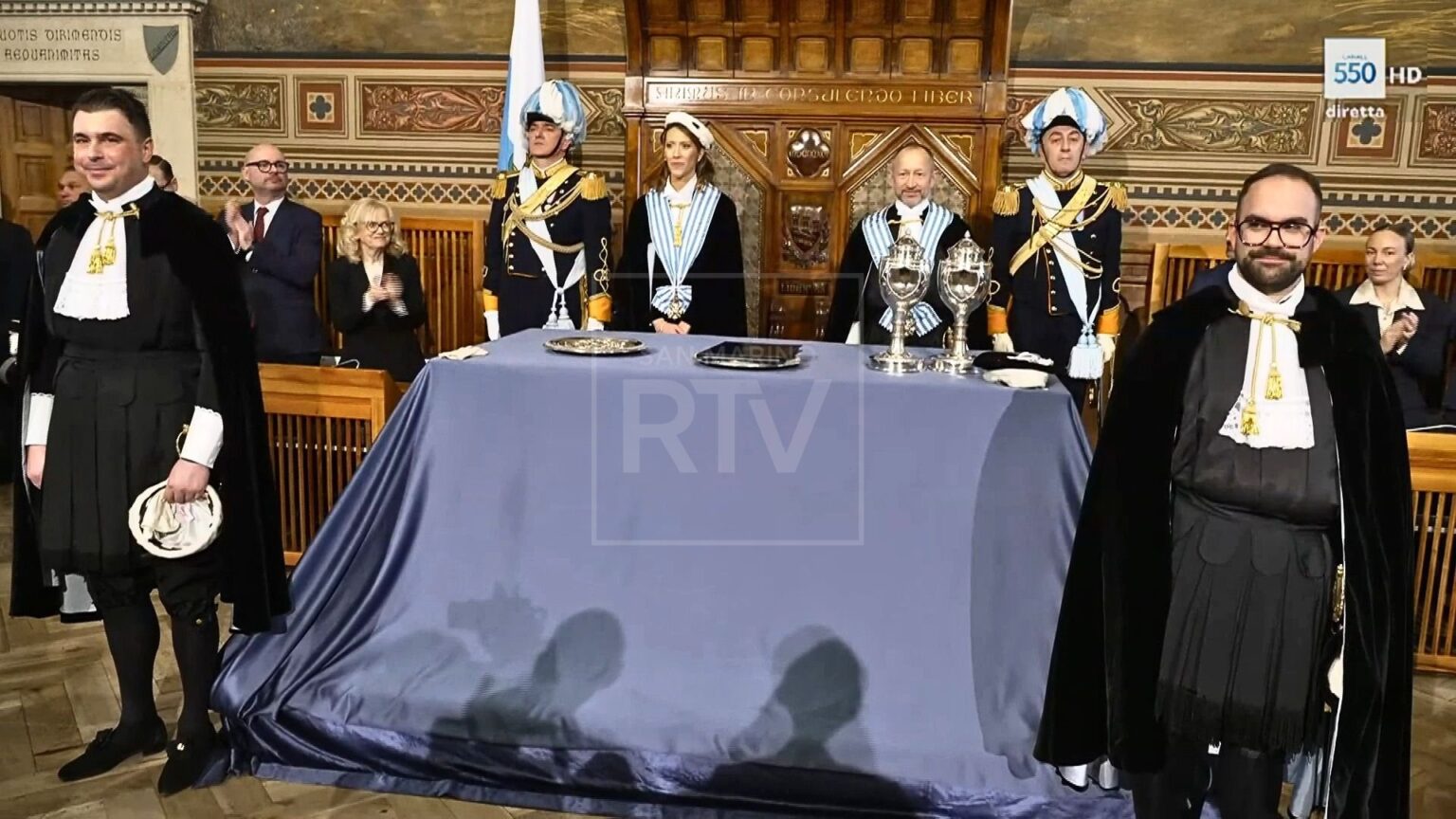 Alice Mina e Vladimiro Selva nuovi Reggenti: le fasi salienti della cerimonia