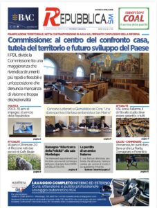 San Marino. La prima pagina de La RepubblicaSM