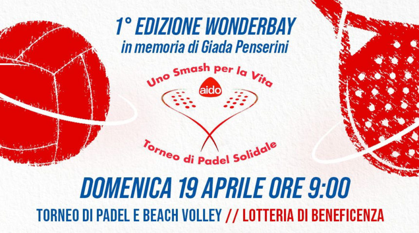 San Marino, torneo di padel solidale in memoria di Giada Penserini per promuovere la donazione di organi: appuntamento sabato 19 aprile