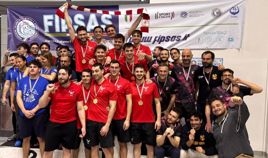 San Marino. La Just Apnea vince il titolo tricolore di hockey subacqueo, buona partecipazione alla piscina del Multieventi