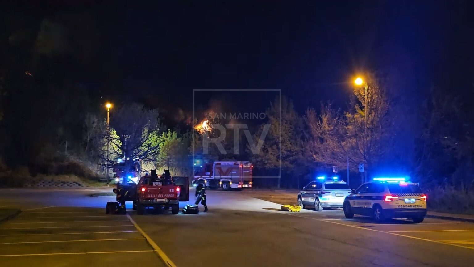 Rogo di Pasquetta a Faetano: forze dell’ordine sulle tracce dei responsabili