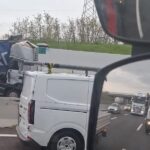 Scontro tra due camion sull’A14 tra Riccione e Rimini sud: un ferito trasportato in eliambulanza, traffico in tilt