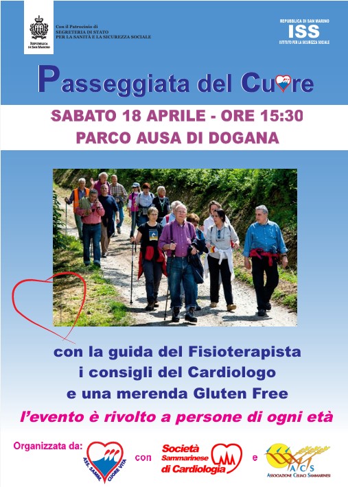 San Marino – Passeggiata del Cuore al Parco Ausa di Dogana