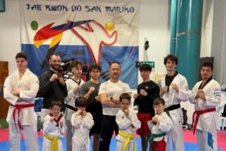 San Marino, 9 atleti del taekwondo all’Interregionale Emilia Romagna di Riccione