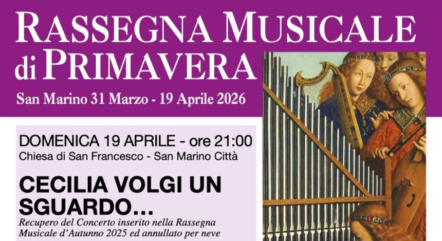 San Marino, Musica barocca alla Chiesa di San Francesco: domenica 19 aprile il concerto dell’ensemble Aurata Fonte