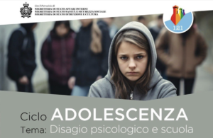 ASSOCIAZIONE 121 SAN MARINO. Disagio psicologico e scuola: un incontro pubblico per comprenderlo e affrontarlo insieme