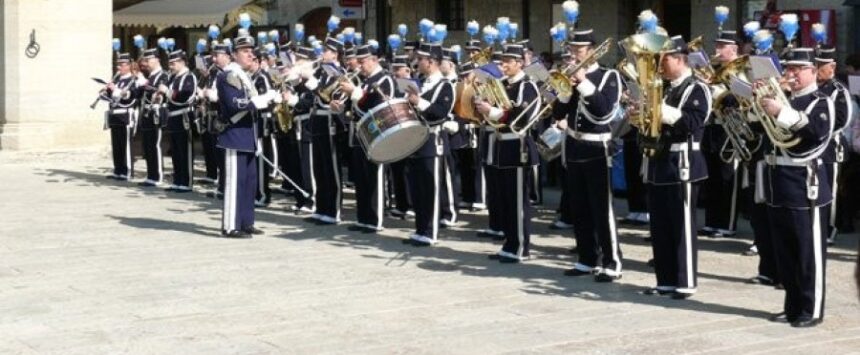 San Marino, venerdì 17 aprile il concerto della Banda Militare in onore dei Capitani Reggenti