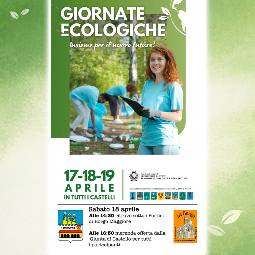 San Marino. Giornata Ecologica a Borgo Maggiore