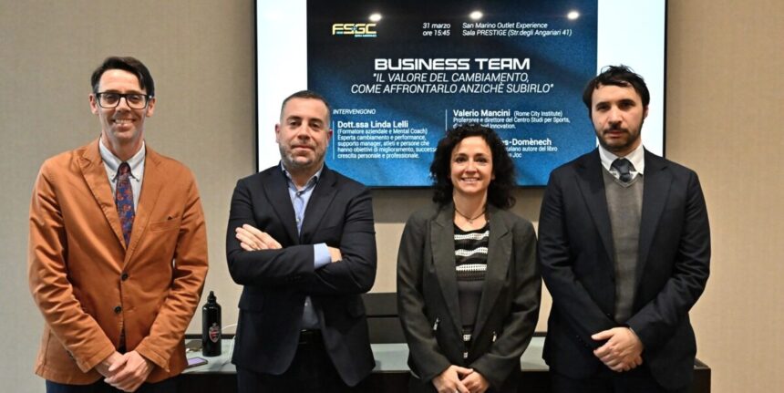 San Marino. Business Team “Il valore del cambiamento, come affrontarlo anziché subirlo”