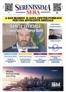 San Marino. La prima pagina de Il Serenissima Sera