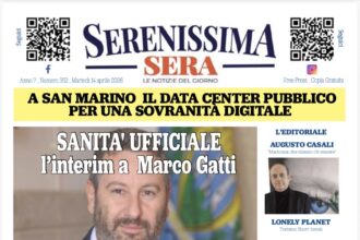 San Marino. La prima pagina de Il Serenissima Sera