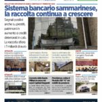 San Marino. La prima pagina de La RepubblicaSM