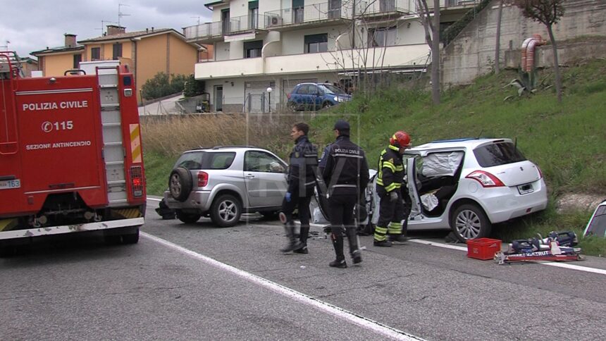 Scontro frontale ad Acquaviva tra due auto sammarinesi