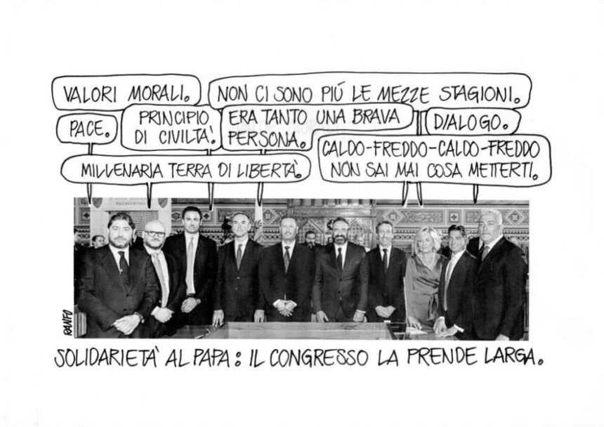 Solidarietà al Papa, un governo che parla chiaro…. Ranfo