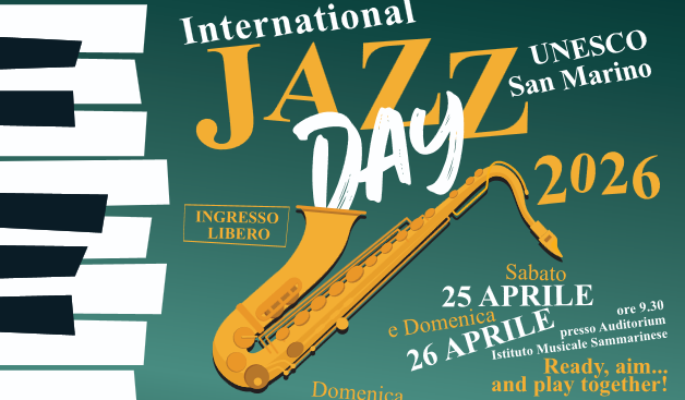 San Marino, torna l’International Jazz Day UNESCO: una settimana di eventi dal 25 al 30 aprile