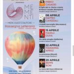 San Marino. “MEMENTI, Mercoledì d’Autore” – Rassegna letteraria aprile – maggio 2026, ore 18,30 Sala Rubino, Giochi del Titano