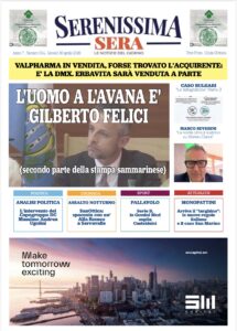 San Marino. La prima pagina de La Serenissima Sera