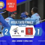 San Marino Baseball: Vittoria al cardiopalma contro Reggio Emilia