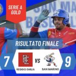 San Marino – San Marino Baseball trionfa a Reggio Emilia con un sweep