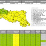 Regione – Diramata dalla protezione civile allerta meteo temporali per domani