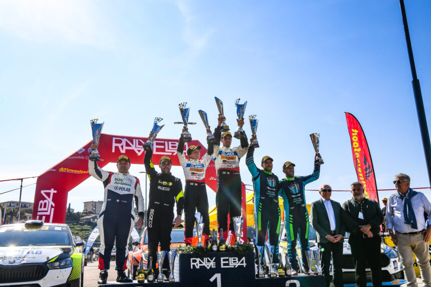 Motori. Elba, Campedelli e Canton dominano il Rallye: vittoria assoluta all’esordio IRC