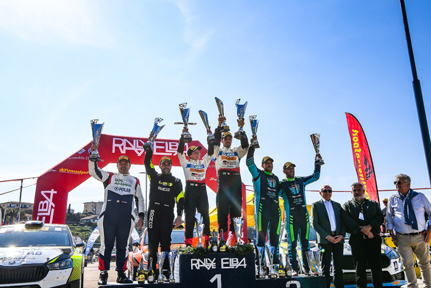 Scuderia San Marino, Simone Campedelli e Tania Canton dominano il Rallye Elba