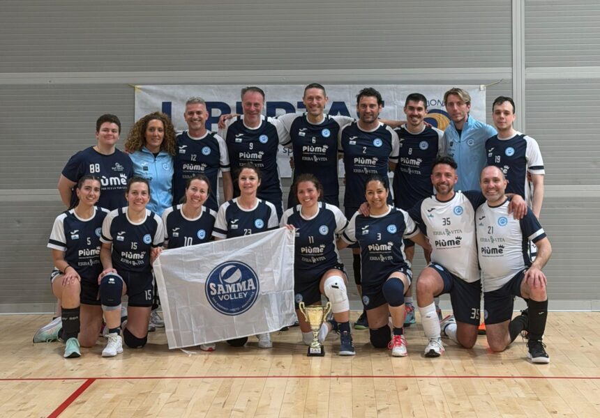San Marino. Campionato di Pallavolo Libertas Misto 2025-2026. Samma Volley, uno splendido terzo posto nel campionato Libertas Volley 2025/2206