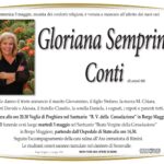 E’ venuta a mancare Gloriana Semprini Conti, domani i funerali nel Santuario della Beata Vergine della Consolazione di Borgo Maggiore