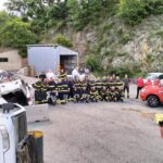 San Marino. ISS. Esercitazione sulle tecniche di soccorso in incidente stradale