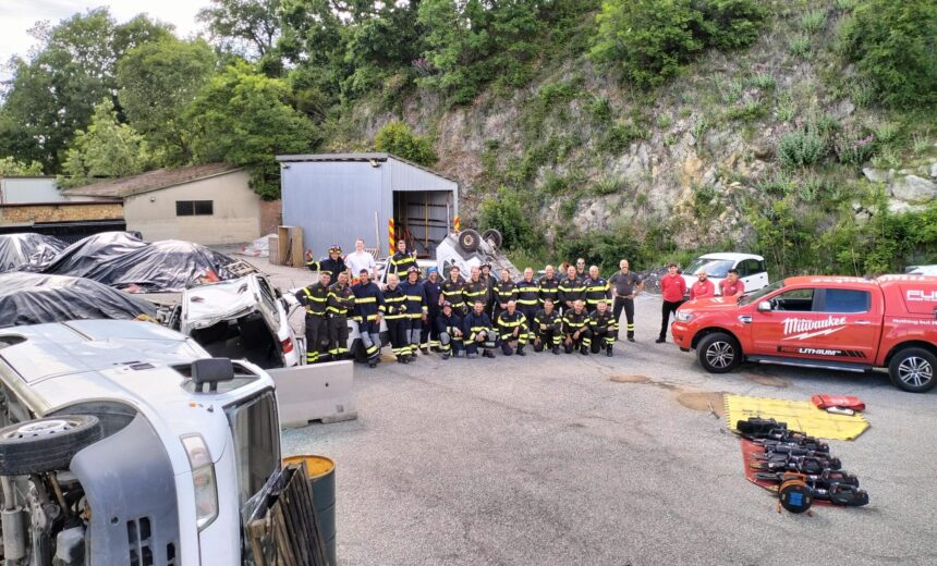San Marino. ISS. Esercitazione sulle tecniche di soccorso in incidente stradale