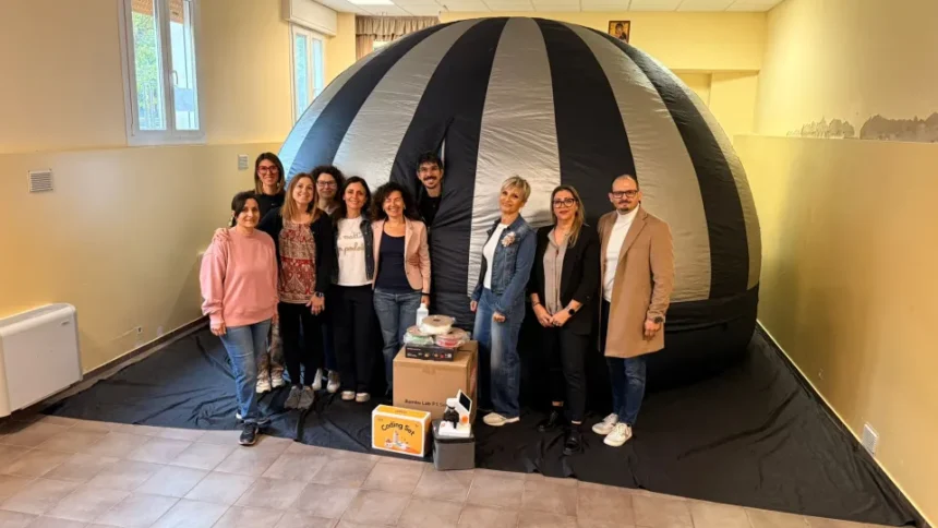Newtecnik  dona strumenti STEM alla “scuolina” di San Clemente