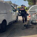 Ciclista travolto da un furgone sulla strada per Riccione: elitrasportato in gravi condizioni al Bufalini