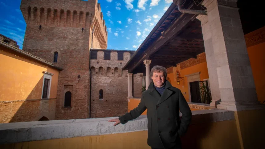 Alberto Angela alla Rocca di Gradara per Lucrezia Borgia