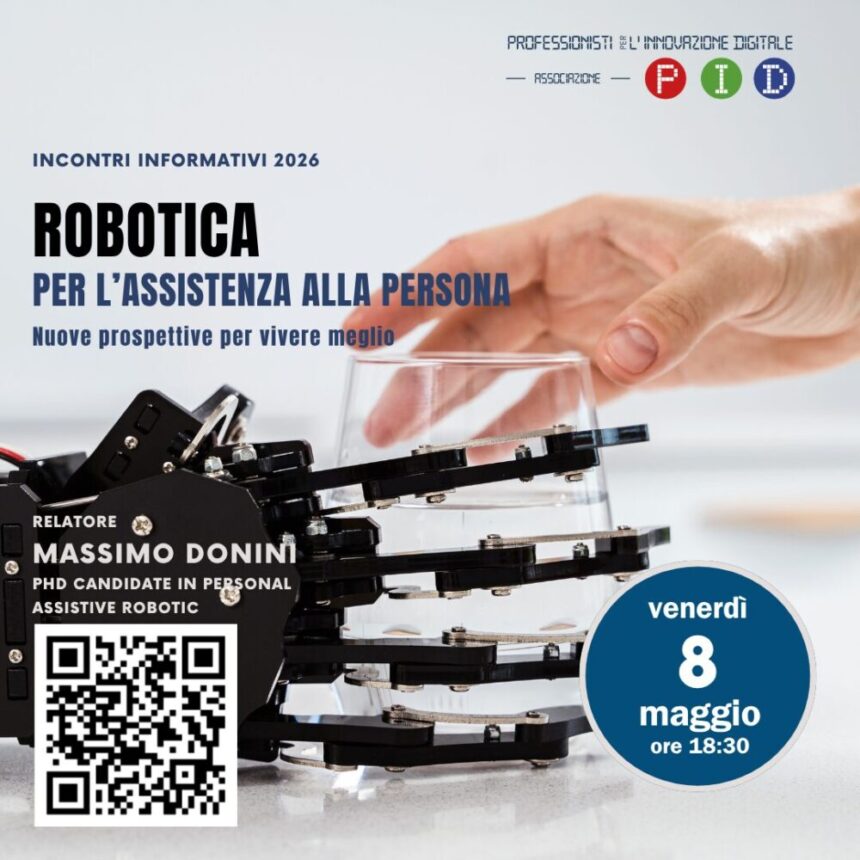 Robotica e benessere: il PID porta a San Marino un incontro dedicato alle nuove frontiere dell’assistenza alla persona