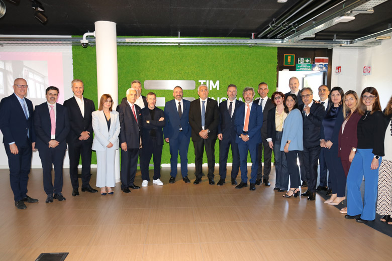 Delegazione del Governo sammarinese al TIM Innovation Lab di Roma