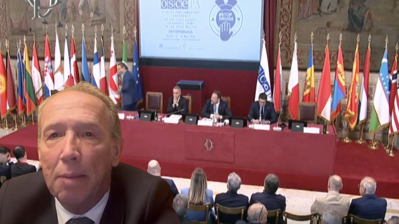 Conferenza “StopDrugs”, Mina: “Cooperare per smantellare le reti criminali”
