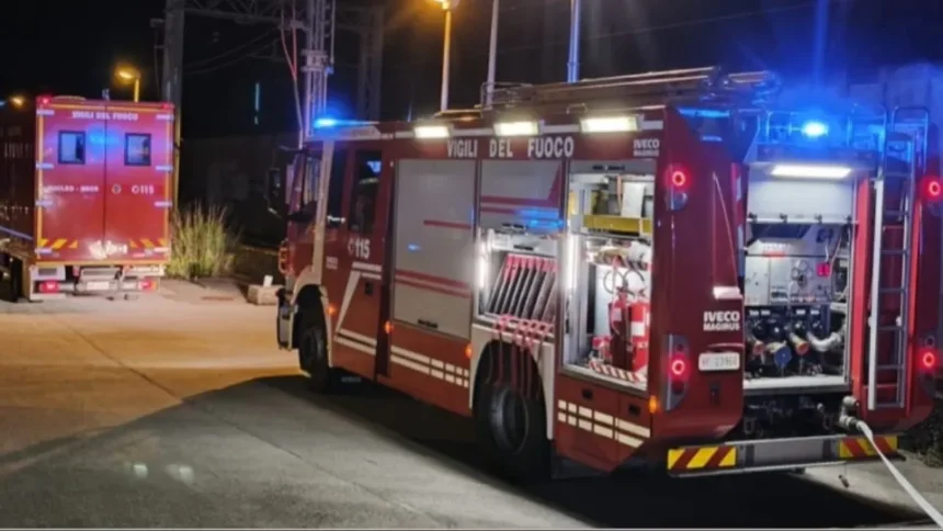 Principio di incendio e intossicazione simulati in esercitazione di Prot. Civile