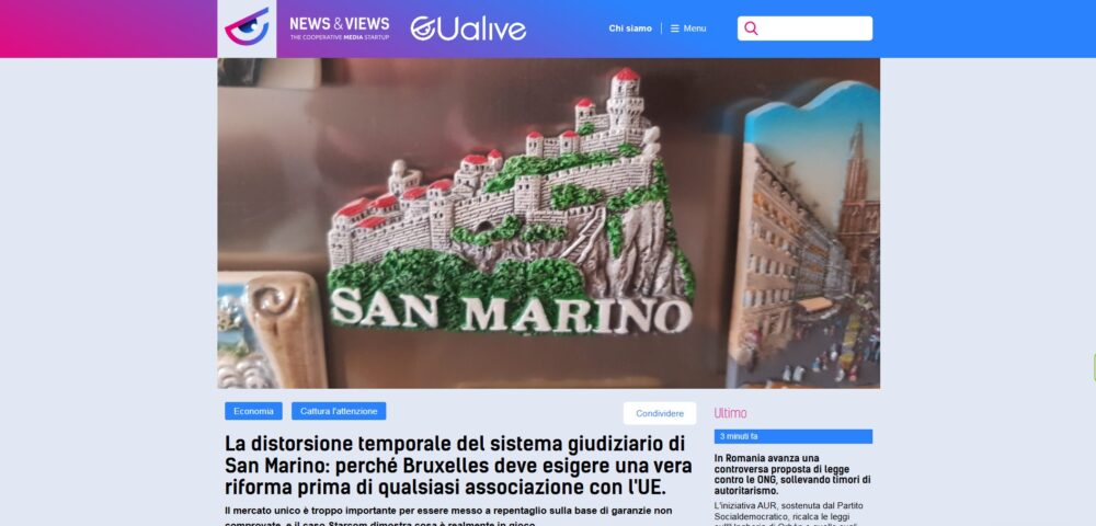 Caso Starcom, nuovo duro attacco di Dick Roche a San Marino dal sito vicino all’investitore bulgaro, EUAlive