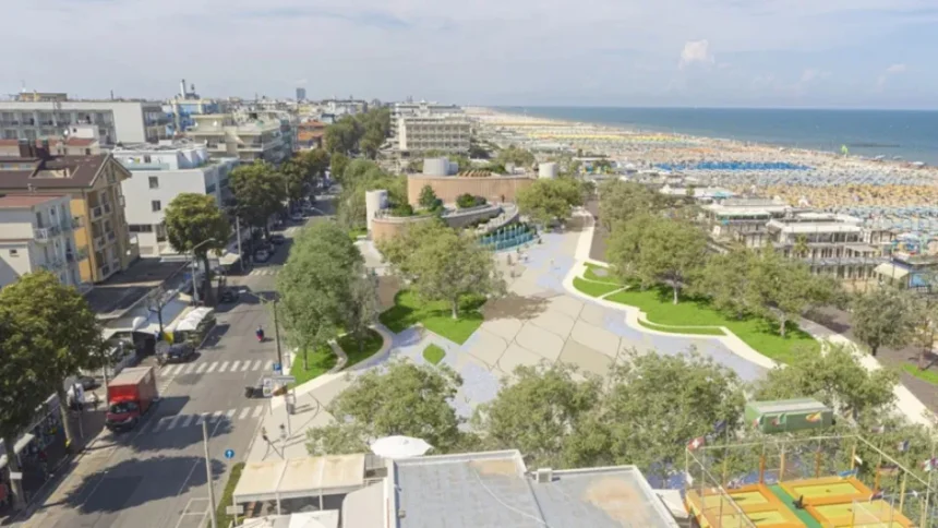 Riapre il lungomare sud a Rimini. Nel 2027 le nuove piazze sul mare