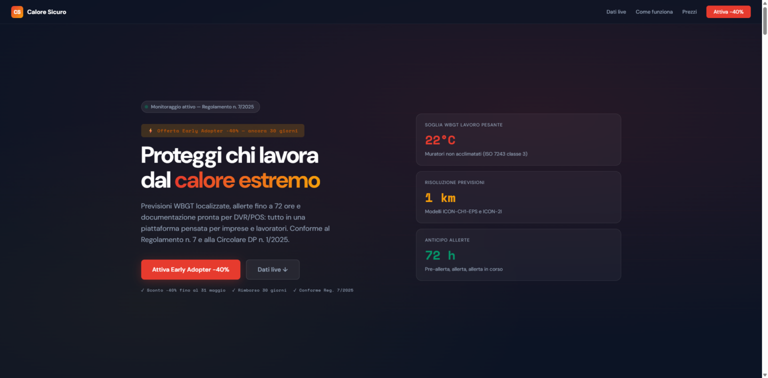 Calore Sicuro: a San Marino il primo servizio di previsione WBGT per la conformità al Regolamento 7/2025