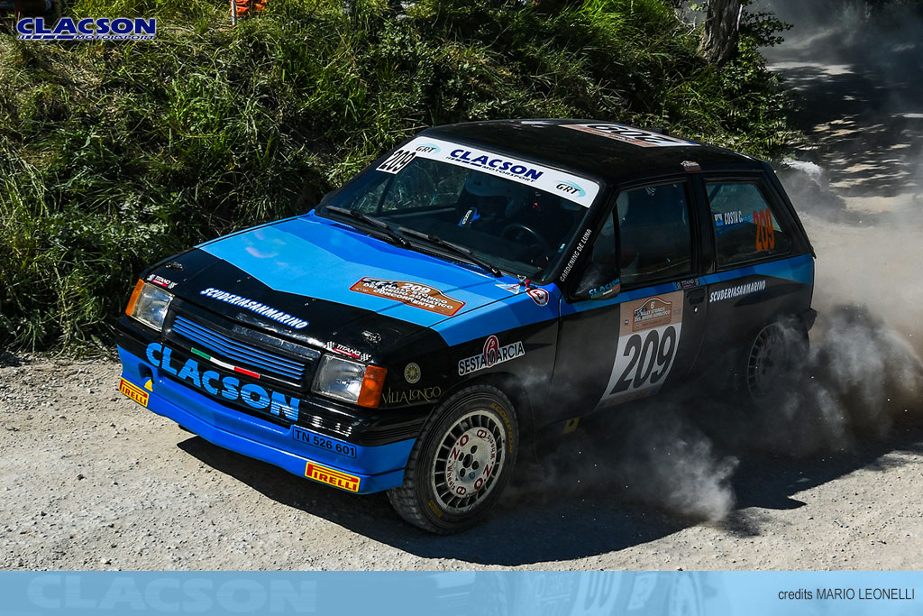 San Marino, motori. Il biancazzurro Corrado Costa domina il Rally del Medio Adriatico